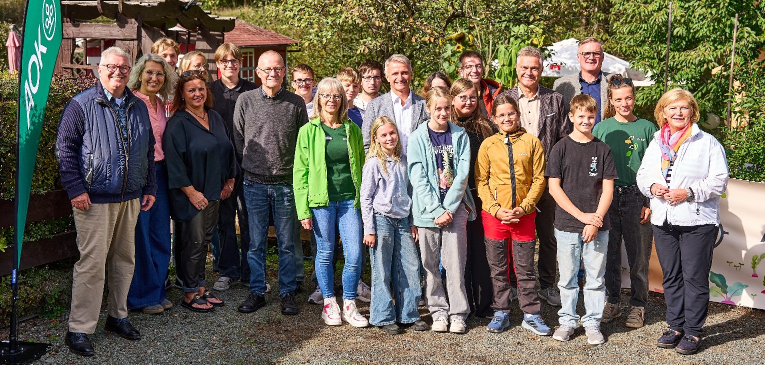 Einweihung des Schulgartens